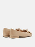 Clarissa Bow Accent Ruched Flats