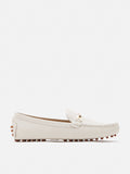 PAZZION, Alara Horsebit Moccasins, Beige