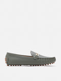 PAZZION, Alara Horsebit Moccasins, Darkgreen