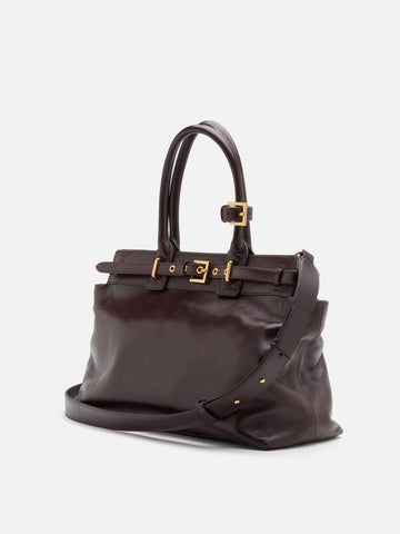 Alesha Top Handle Belted Bag