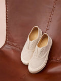 PAZZION, Alyna Unlaced Slip-On Sneakers, Beige