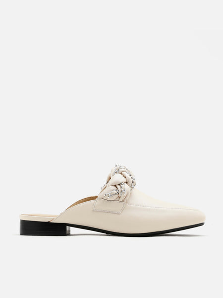 White hot sale loafer mules