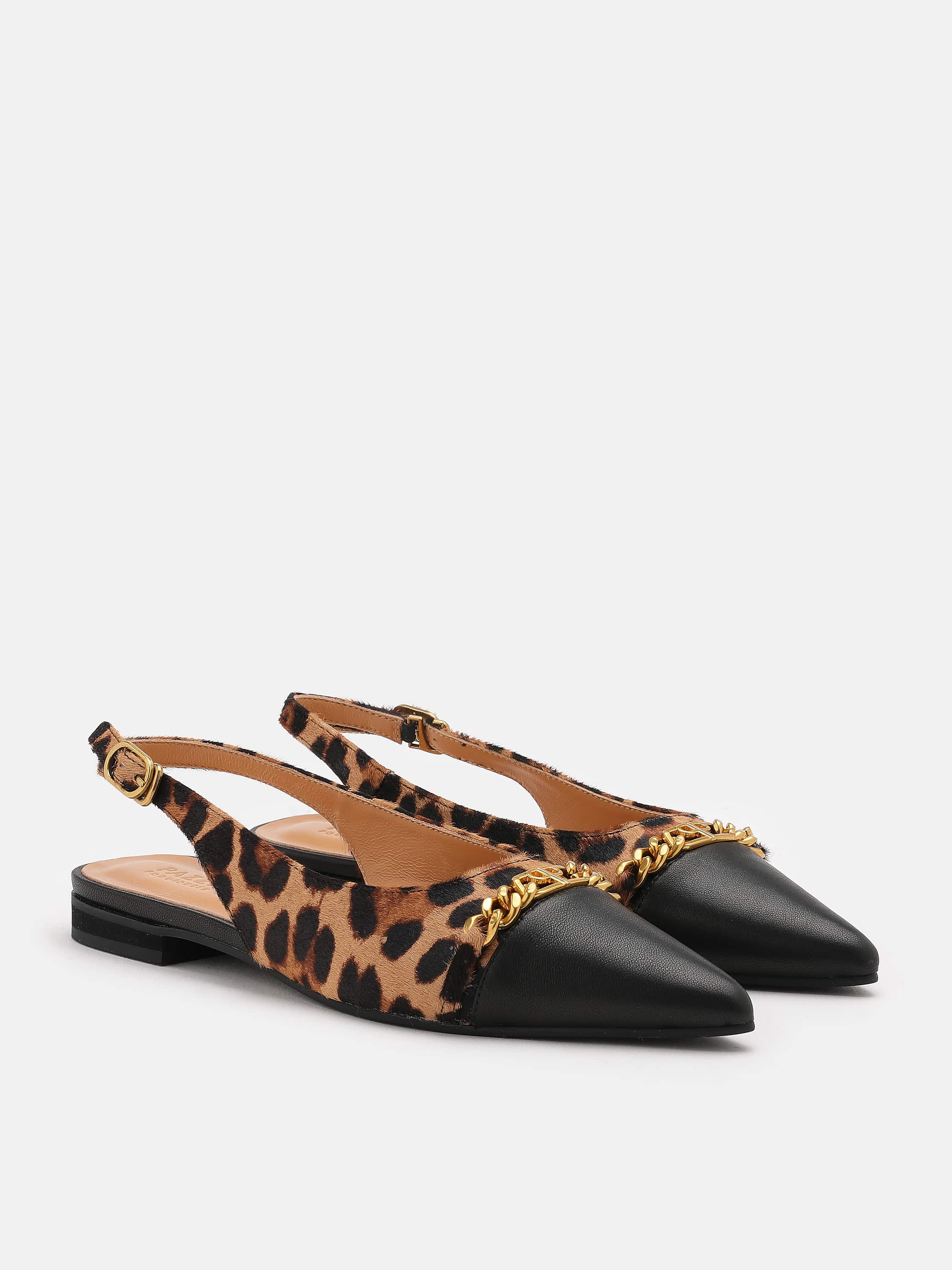 Animal print hot sale slingback flats