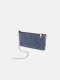 PAZZION, Coraline Diamante Crossbody Sling Bag, Blue