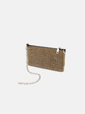 PAZZION, Coraline Diamante Crossbody Sling Bag, Champagne