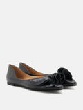 PAZZION, Elysia Ruffled Flats, Black