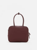 PAZZION, Gael Double Handle Structured Bag, Wine