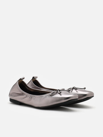 Gia Bow Square Toe Flats