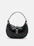 PAZZION, Jayne Metallic Accent Bag, Black