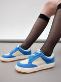 PAZZION, Jodie Laced Sneakers, Blue