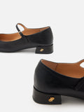 PAZZION, Juno Low Heel Mary Janes, Black