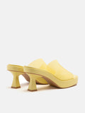 PAZZION, Lola Jelly Slip On Heels, Yellow