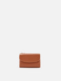 PAZZION, Paula Mini Leather Pouch, Brown