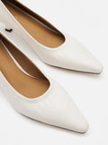 PAZZION, Philo Pointed Toe Low Heels, Beige