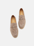 Phoenix Knot Detail Suede Loafers