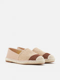 PAZZION, Shae Colour Blocked Espadrilles, Almond