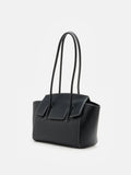 PAZZION, Zelda Structured Shoulder Bag, Black